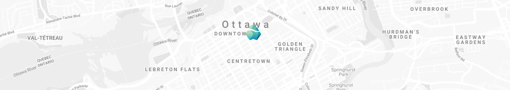 Map of downtown Ottawa